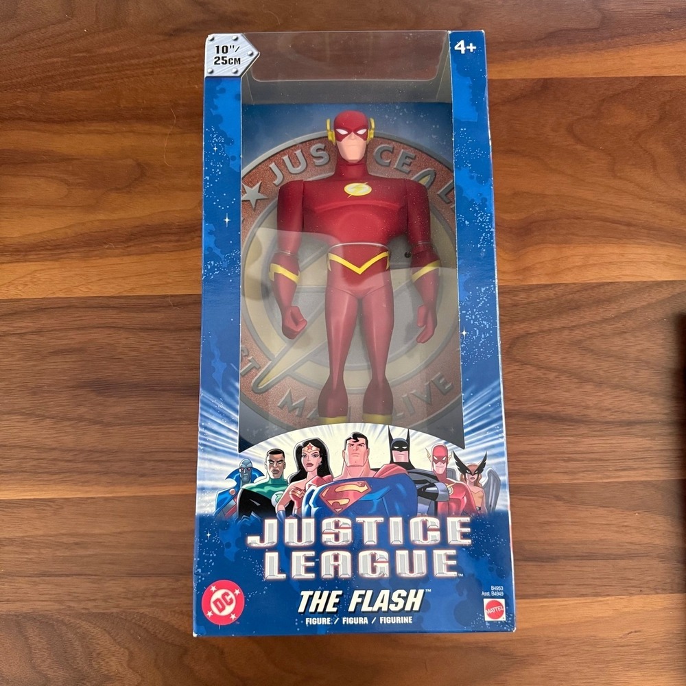 Justice League The Flash 10" Action Figure 2003 Mattel Animated Series‎ New Box